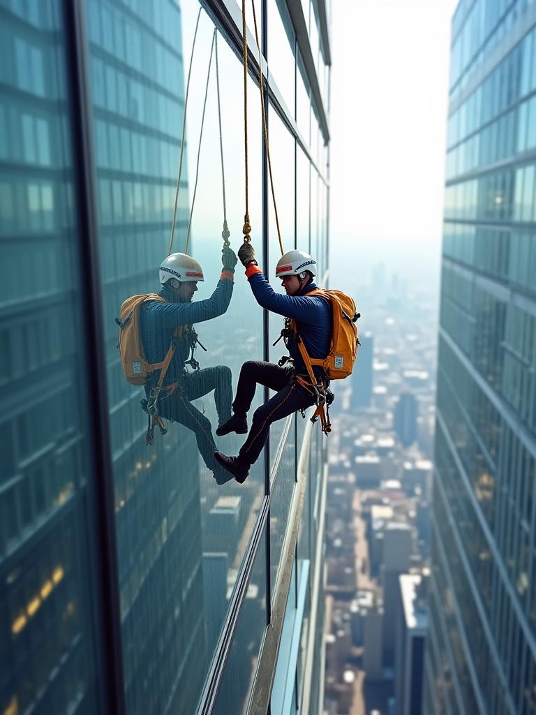 Pulizia facciate high-rise Milano
